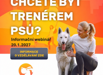 Webinář - informace o vzdělávání pro psí trenéry - KYNOLOG.CZ od 20:00